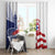 Custom Puerto Rico Football Window Curtain Vamos Los Boricuas