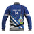 Custom Nicaragua Football Baseball Jacket Vamos Los Pinoleros