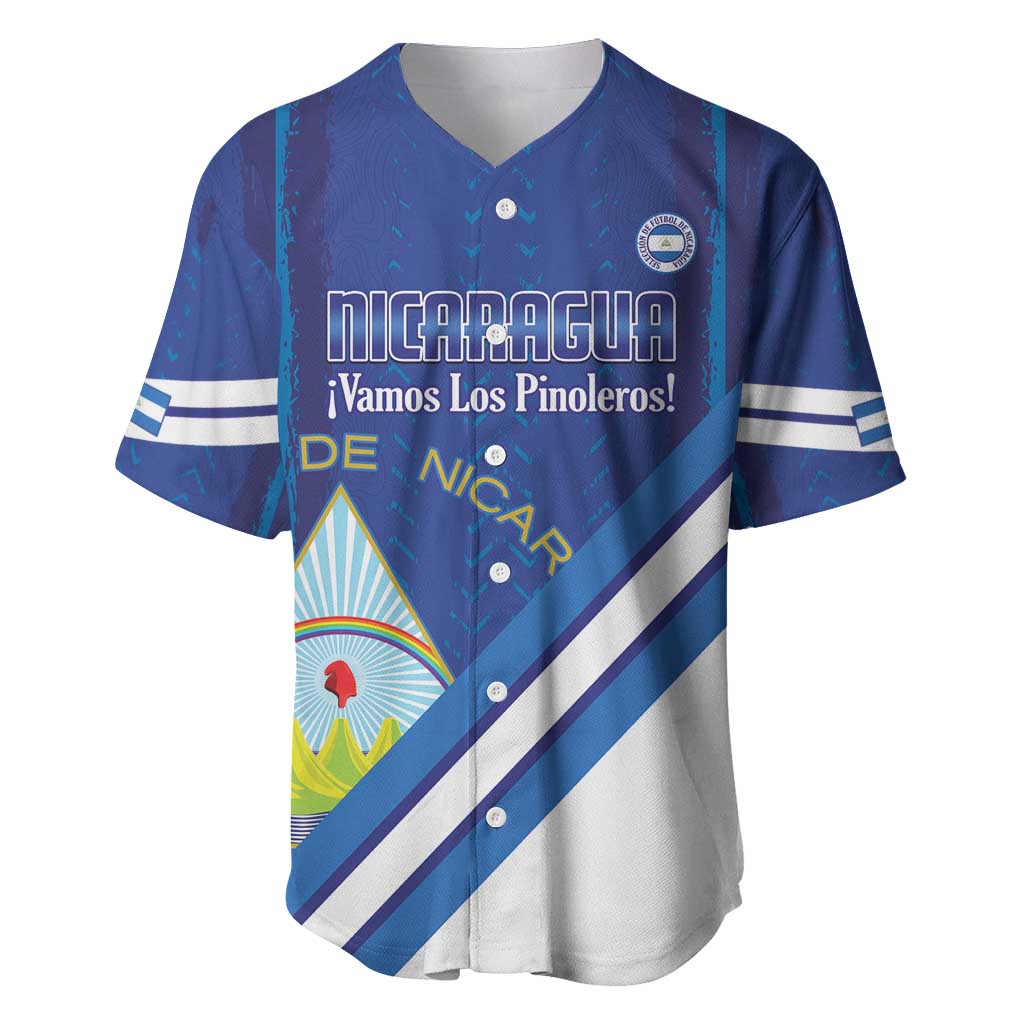 Custom Nicaragua Football Baseball Jersey Vamos Los Pinoleros
