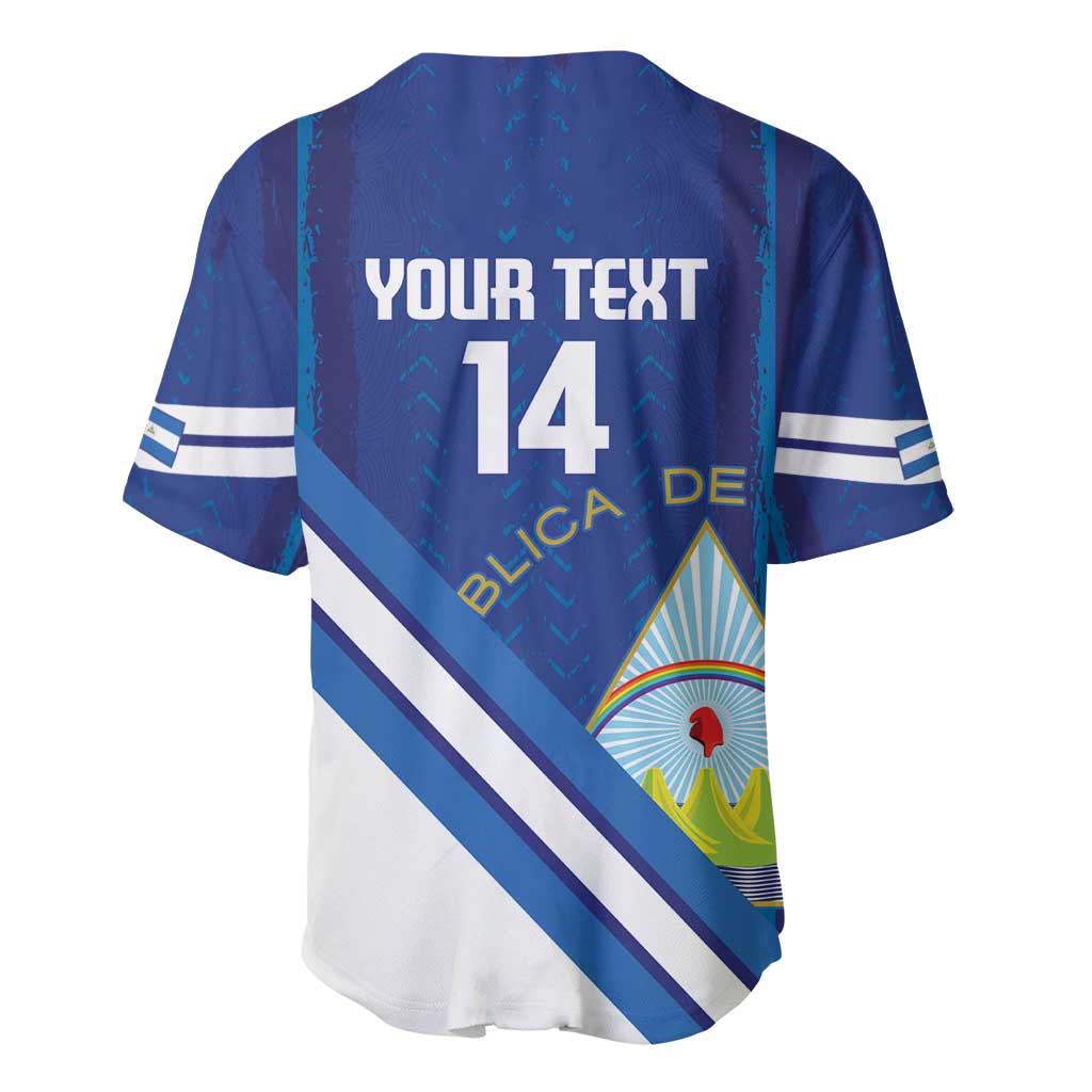 Custom Nicaragua Football Baseball Jersey Vamos Los Pinoleros