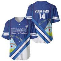Custom Nicaragua Football Baseball Jersey Vamos Los Pinoleros
