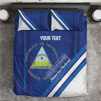 Custom Nicaragua Football Bedding Set Vamos Los Pinoleros