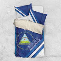 Custom Nicaragua Football Bedding Set Vamos Los Pinoleros