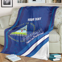 Custom Nicaragua Football Blanket Vamos Los Pinoleros