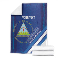 Custom Nicaragua Football Blanket Vamos Los Pinoleros