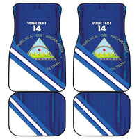 Custom Nicaragua Football Car Mats Vamos Los Pinoleros
