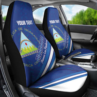 Custom Nicaragua Football Car Seat Cover Vamos Los Pinoleros
