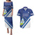 Custom Nicaragua Football Couples Matching Puletasi and Hawaiian Shirt Vamos Los Pinoleros