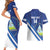 Custom Nicaragua Football Couples Matching Short Sleeve Bodycon Dress and Hawaiian Shirt Vamos Los Pinoleros