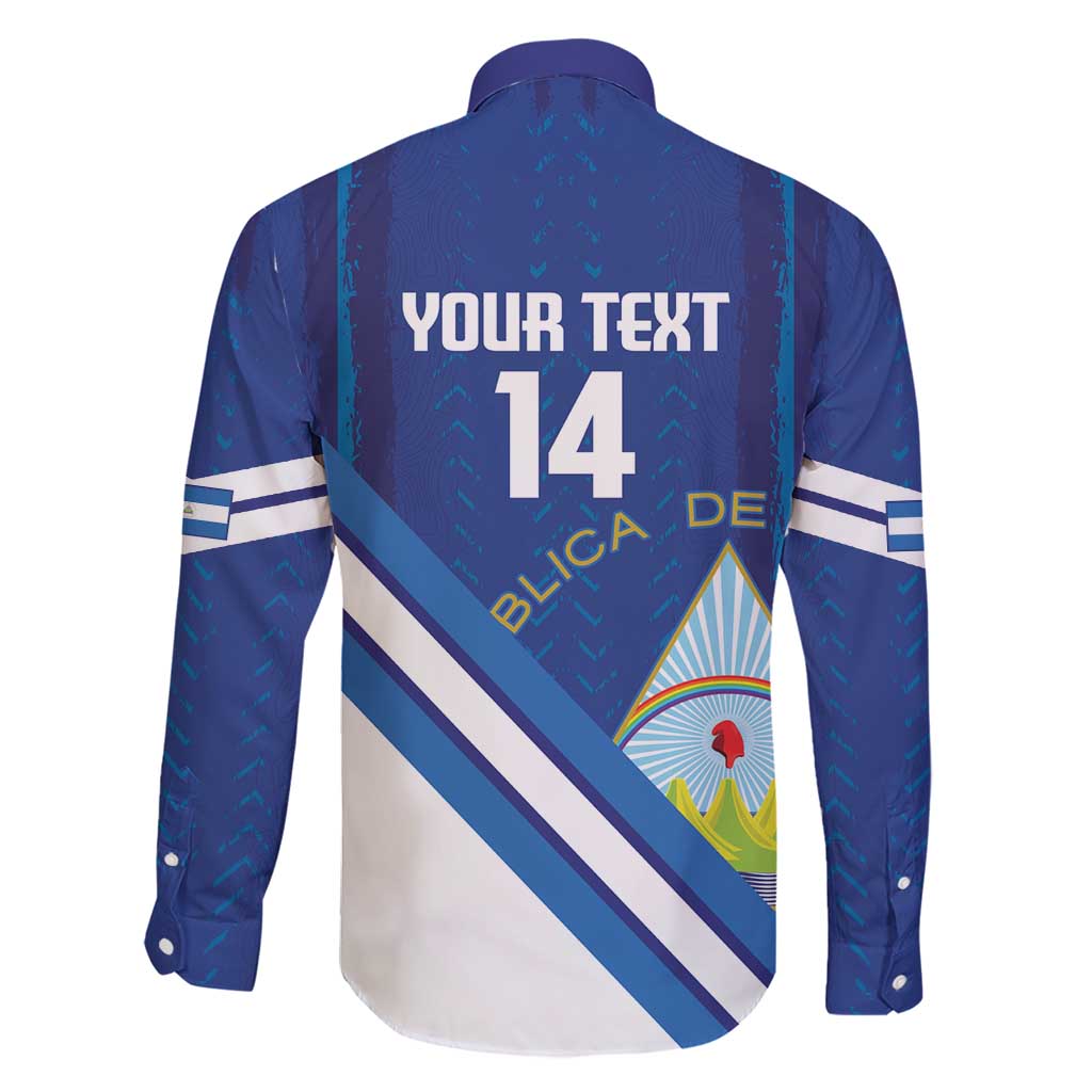 Custom Nicaragua Football Family Matching Short Sleeve Bodycon Dress and Hawaiian Shirt Vamos Los Pinoleros