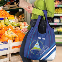 Custom Nicaragua Football Grocery Bag Vamos Los Pinoleros