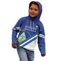 Custom Nicaragua Football Kid Hoodie Vamos Los Pinoleros
