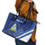 Custom Nicaragua Football Leather Tote Bag Vamos Los Pinoleros