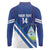 Custom Nicaragua Football Long Sleeve Polo Shirt Vamos Los Pinoleros