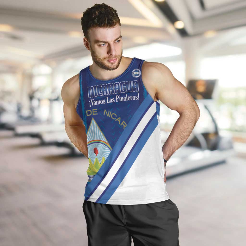 Custom Nicaragua Football Men Tank Top Vamos Los Pinoleros