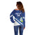 Custom Nicaragua Football Off Shoulder Sweater Vamos Los Pinoleros