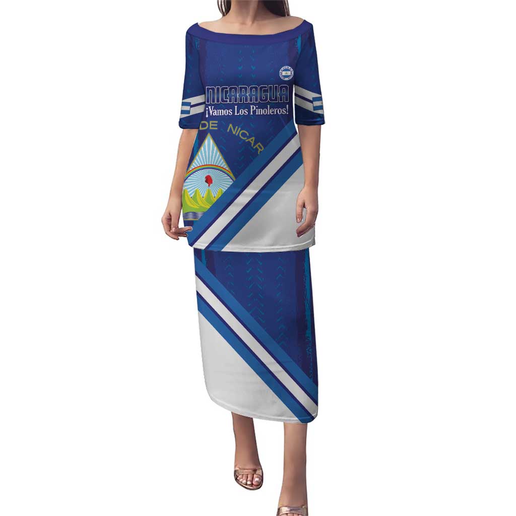 Custom Nicaragua Football Puletasi Vamos Los Pinoleros