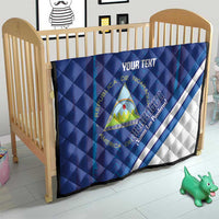 Custom Nicaragua Football Quilt Vamos Los Pinoleros