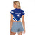 Custom Nicaragua Football Raglan Cropped T Shirt Vamos Los Pinoleros