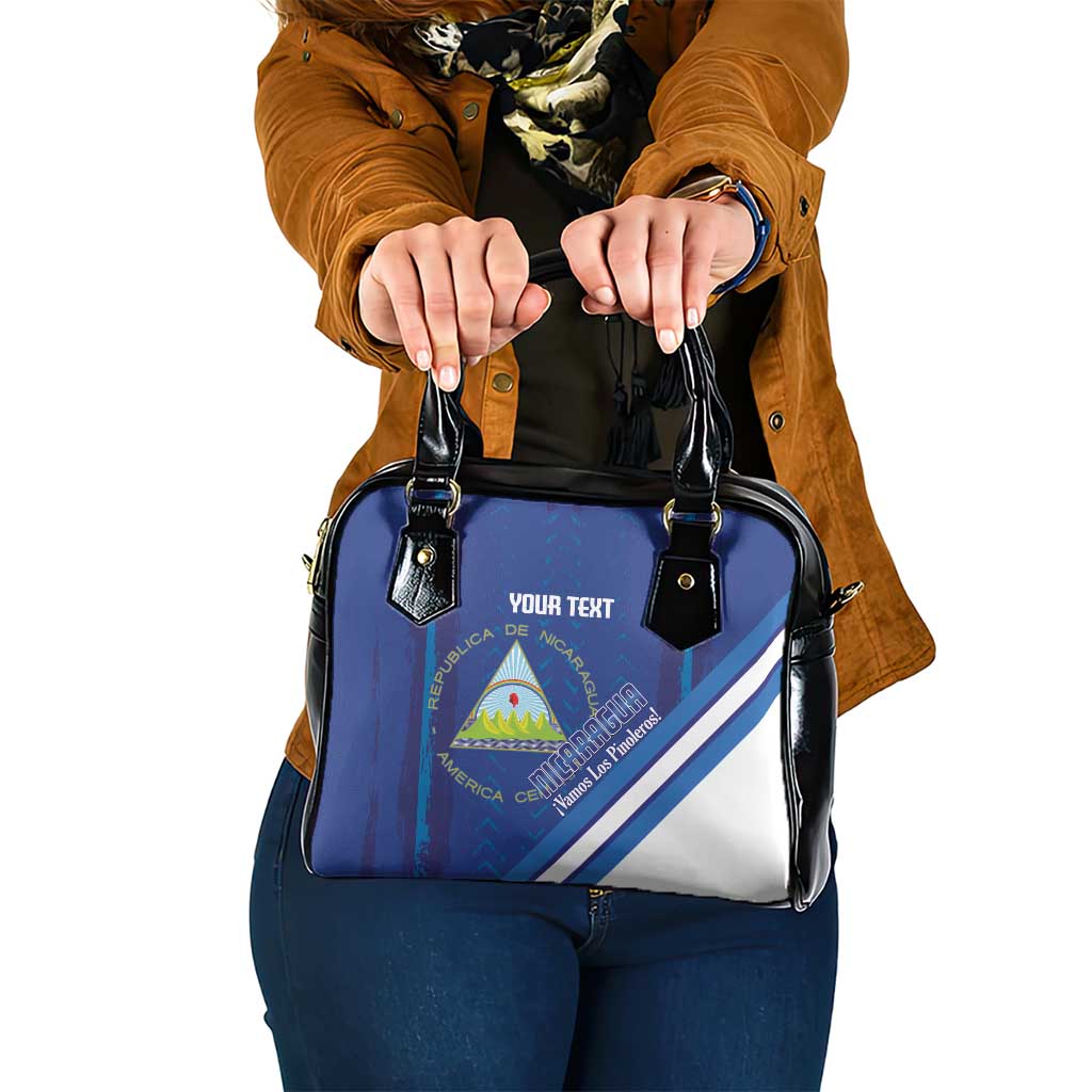 Custom Nicaragua Football Shoulder Handbag Vamos Los Pinoleros