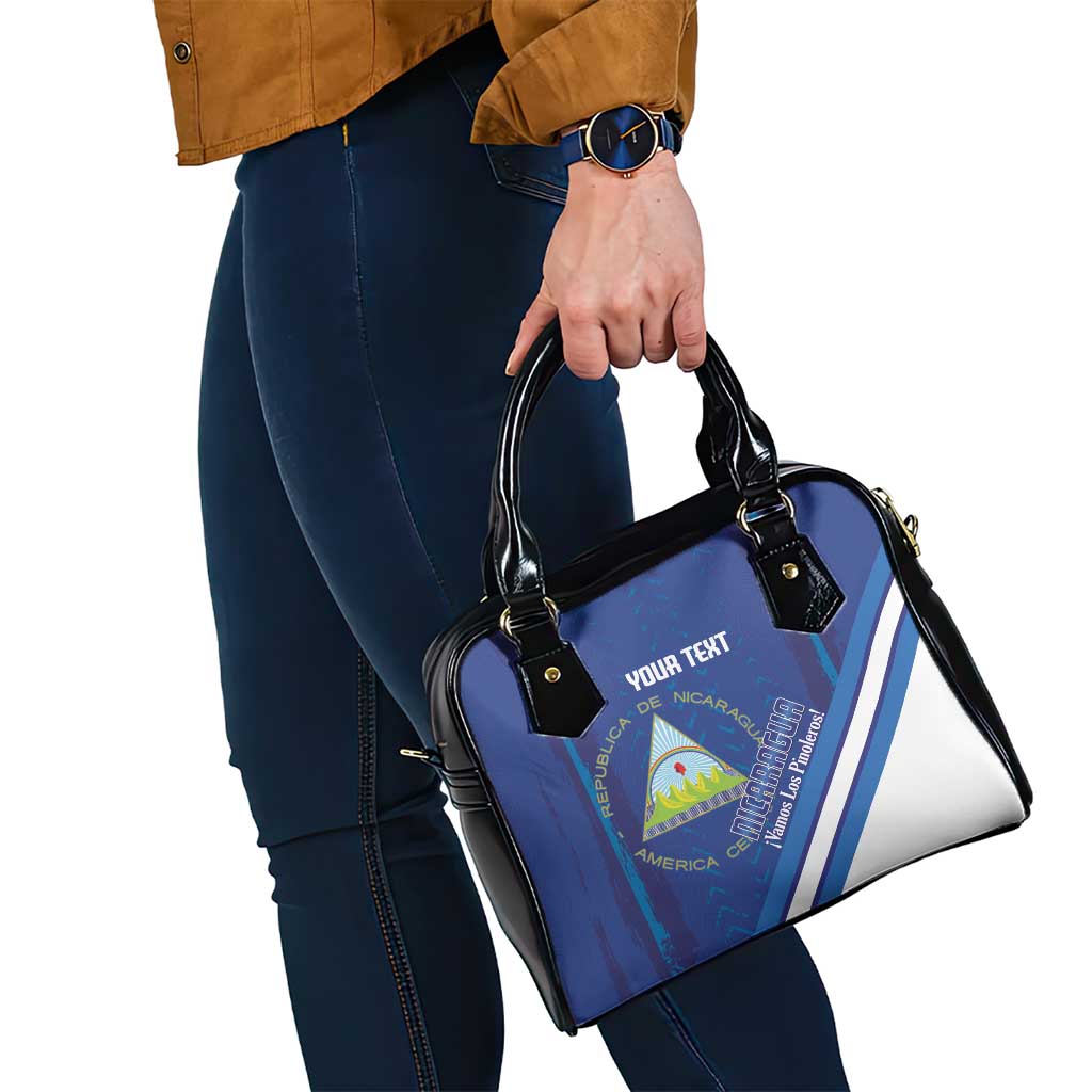 Custom Nicaragua Football Shoulder Handbag Vamos Los Pinoleros