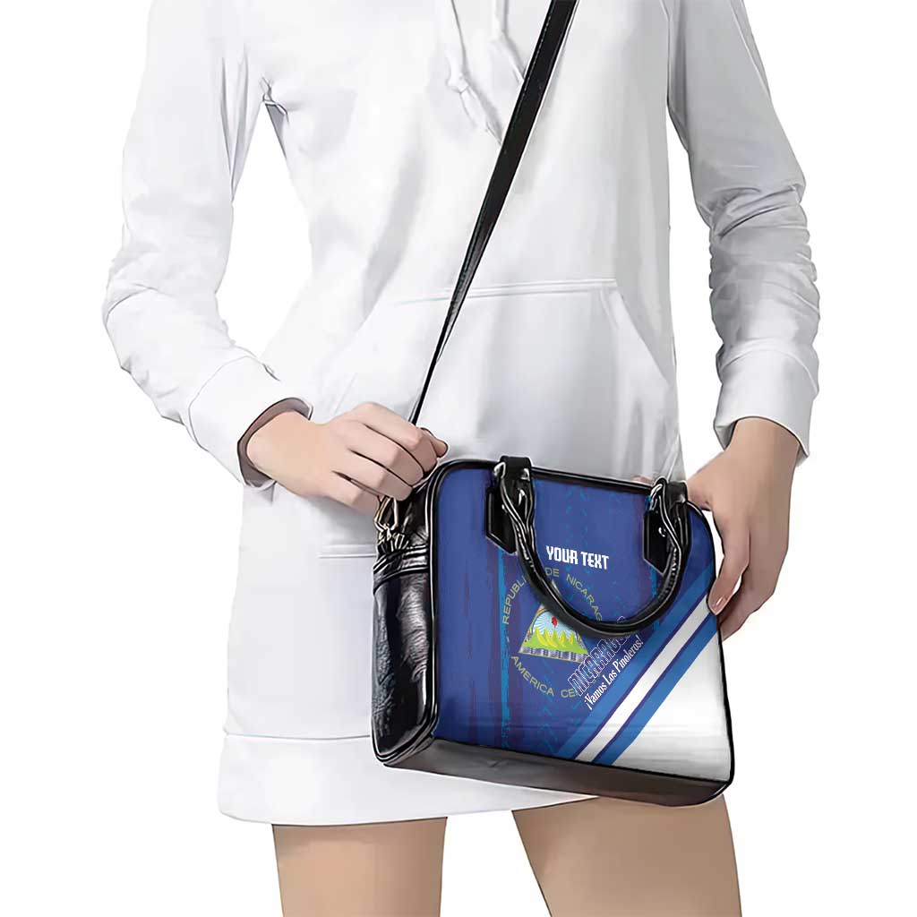 Custom Nicaragua Football Shoulder Handbag Vamos Los Pinoleros