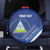 Custom Nicaragua Football Spare Tire Cover Vamos Los Pinoleros