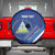 Custom Nicaragua Football Spare Tire Cover Vamos Los Pinoleros