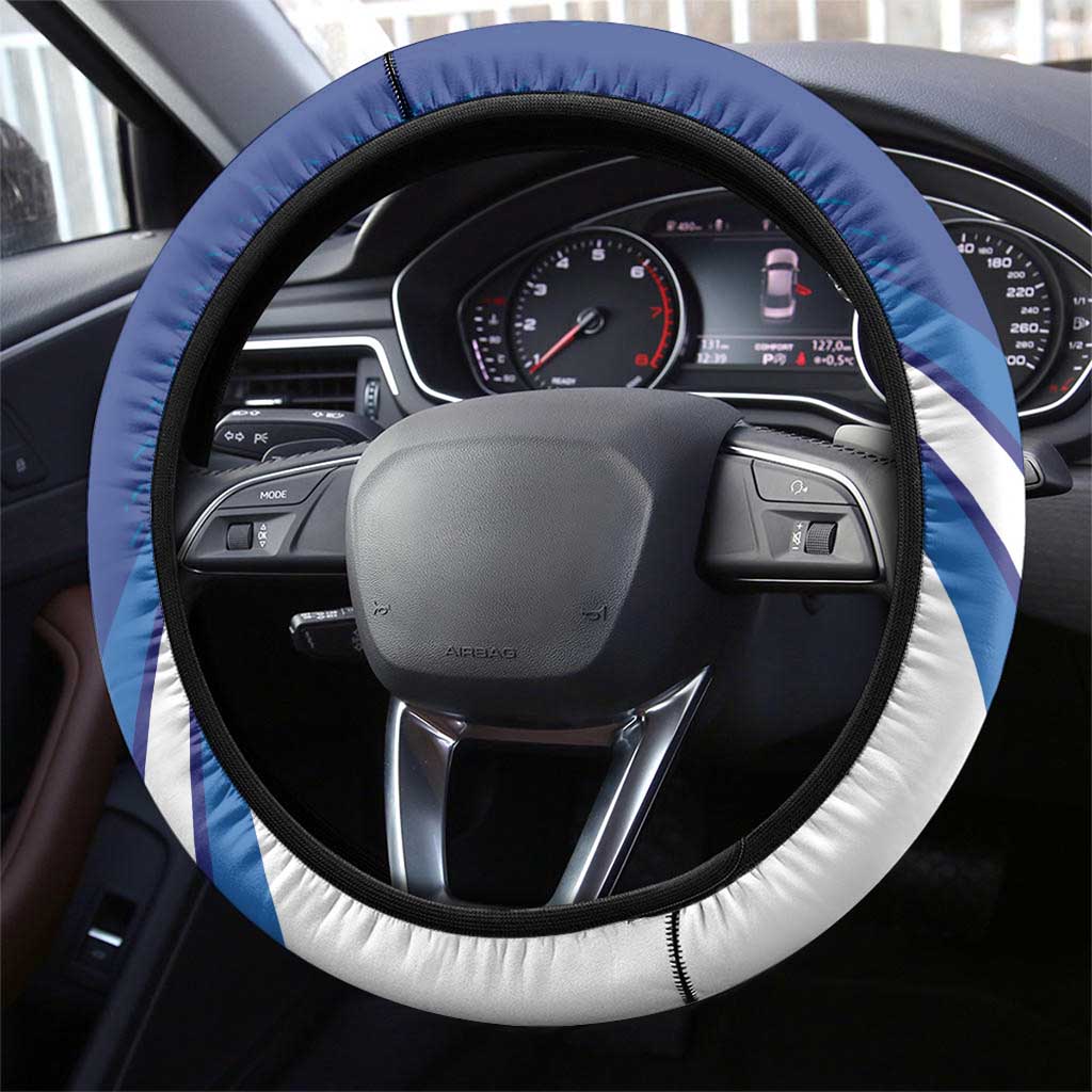 Nicaragua Football Steering Wheel Cover Vamos Los Pinoleros