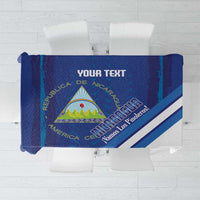 Custom Nicaragua Football Tablecloth Vamos Los Pinoleros