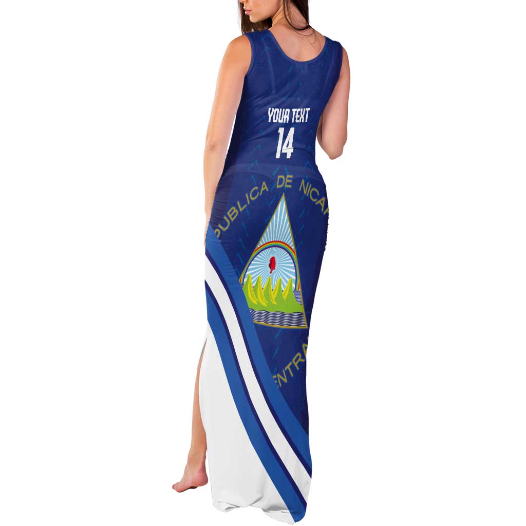 Custom Nicaragua Football Tank Maxi Dress Vamos Los Pinoleros