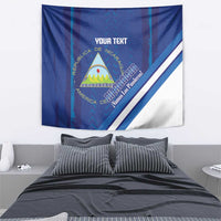Custom Nicaragua Football Tapestry Vamos Los Pinoleros