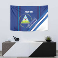 Custom Nicaragua Football Tapestry Vamos Los Pinoleros