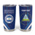 Custom Nicaragua Football Tumbler Cup Vamos Los Pinoleros