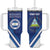 Custom Nicaragua Football Tumbler With Handle Vamos Los Pinoleros