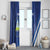 Custom Nicaragua Football Window Curtain Vamos Los Pinoleros