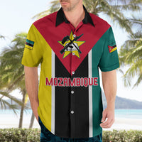 Personalised Mozambique Hawaiian Shirt Muzambhiki Flag Style - Wonder Print Shop