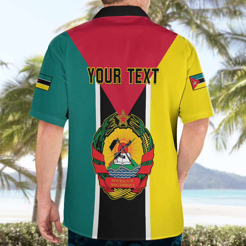 Personalised Mozambique Hawaiian Shirt Muzambhiki Flag Style - Wonder Print Shop