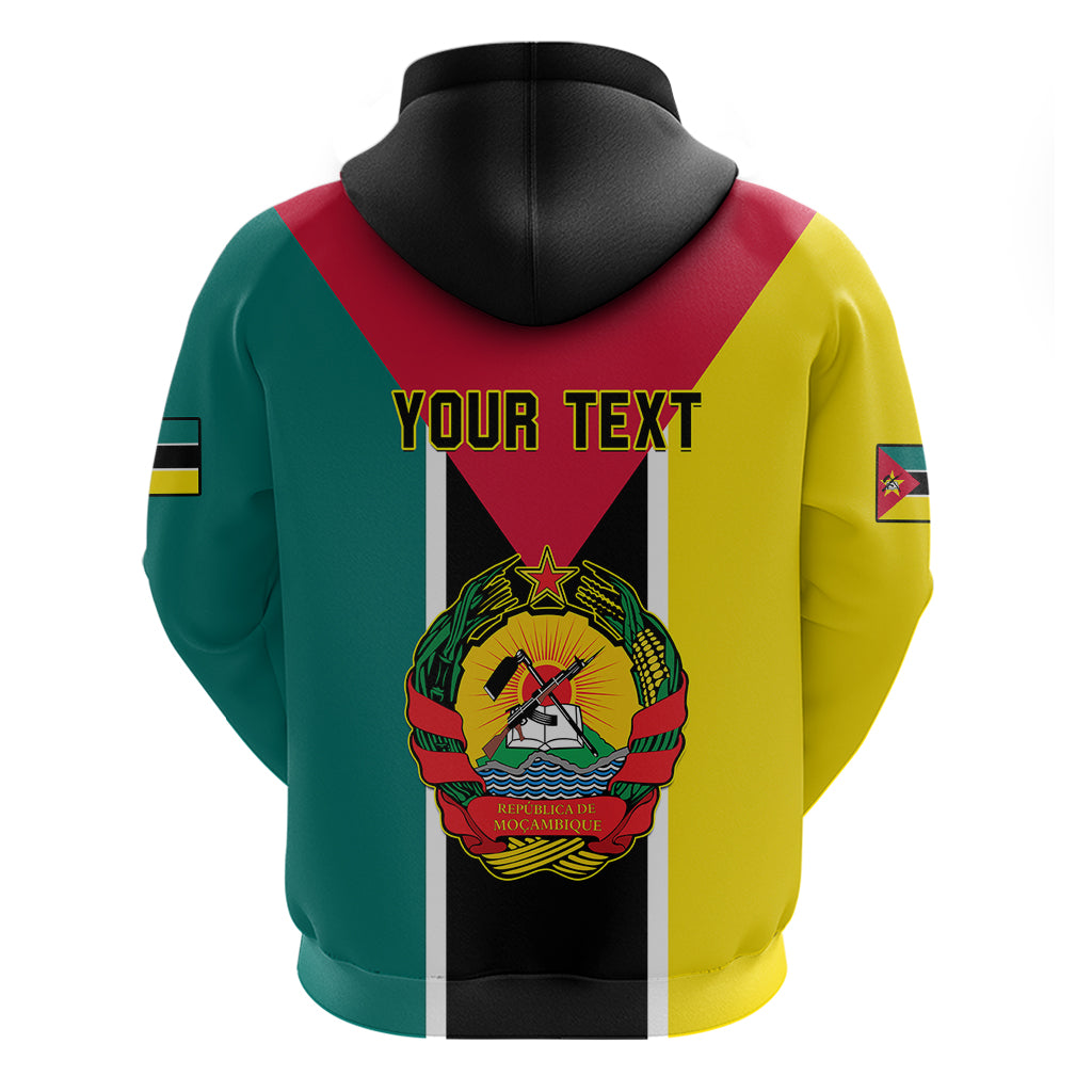Personalised Mozambique Hoodie Muzambhiki Flag Style - Wonder Print Shop
