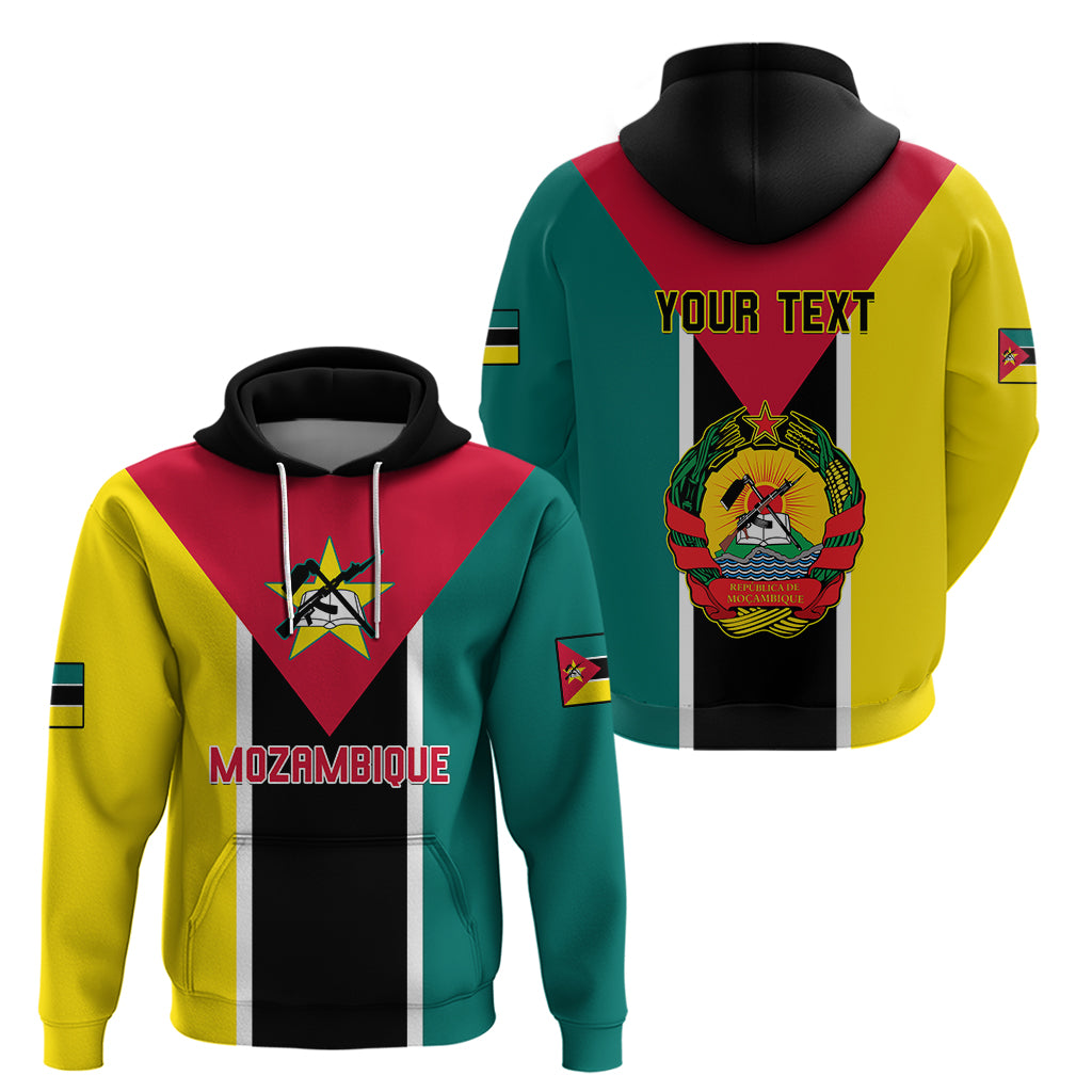Personalised Mozambique Hoodie Muzambhiki Flag Style - Wonder Print Shop