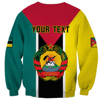 Personalised Mozambique Sweatshirt Muzambhiki Flag Style - Wonder Print Shop