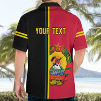 Personalised Independence Day Mozambique Hawaiian Shirt Muzambhiki Coat Of Arms - Wonder Print Shop