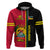 Personalised Independence Day Mozambique Hoodie Muzambhiki Coat Of Arms - Wonder Print Shop