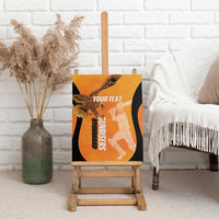 Custom Hyderabad India Cricket Canvas Wall Art Go Sunrisers Eagle