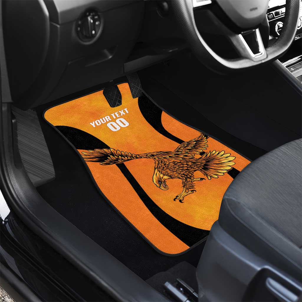 Custom Hyderabad India Cricket Car Mats Go Sunrisers Eagle