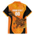 Custom Hyderabad India Cricket Family Matching Long Sleeve Bodycon Dress and Hawaiian Shirt Go Sunrisers Eagle