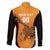 Custom Hyderabad India Cricket Family Matching Mermaid Dress and Hawaiian Shirt Go Sunrisers Eagle