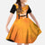 Custom Hyderabad India Cricket Family Matching Off The Shoulder Long Sleeve Dress and Hawaiian Shirt Go Sunrisers Eagle