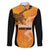 Custom Hyderabad India Cricket Family Matching Tank Maxi Dress and Hawaiian Shirt Go Sunrisers Eagle