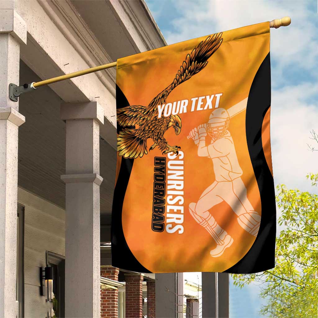 Custom Hyderabad India Cricket Garden Flag Go Sunrisers Eagle